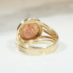 Gold Pinky Coin Ring