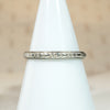 Forget-Me-Not Engraved Size 9 Wedding Band