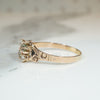 Very Victorian Pale Green Garnet & Diamond Ring