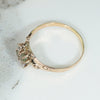 Very Victorian Pale Green Garnet & Diamond Ring