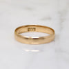 Buttery 18k Gold Victorian Wedding Band