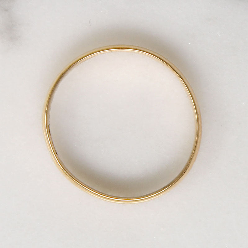 Buttery 18k Gold Victorian Wedding Band