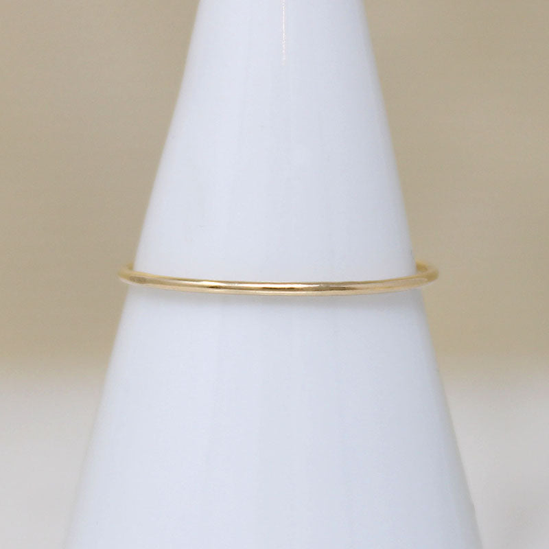 Wee Slip of a 14k Gold Band