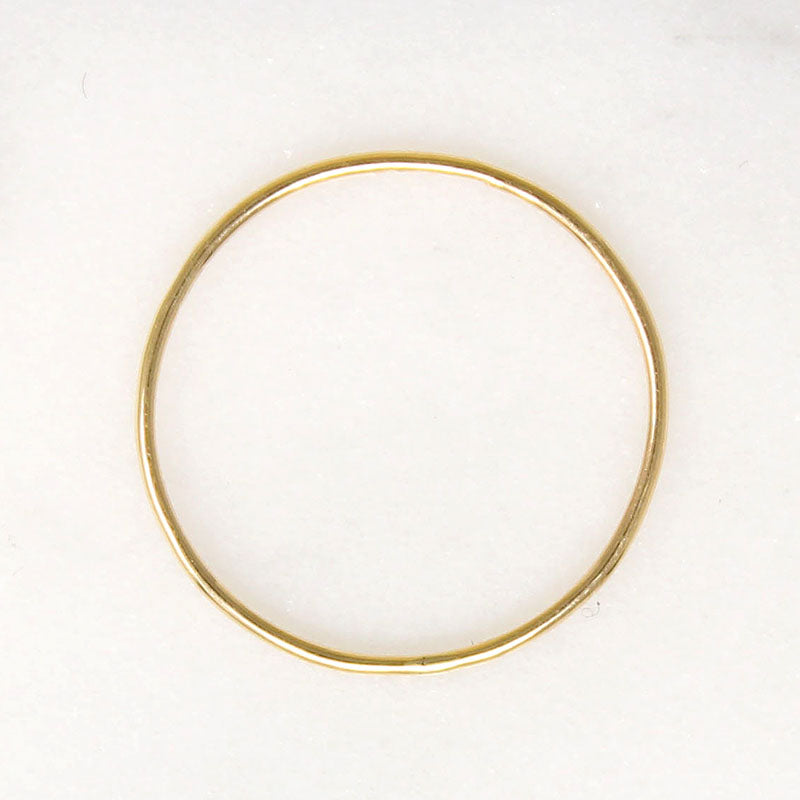 Wee Slip of a 14k Gold Band