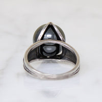 Hematite Orb Cosmic Wizard's Ring
