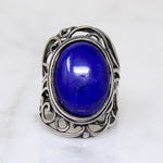 Enchanting Elven Lapis & Sterling Silver Ring