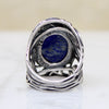 Enchanting Elven Lapis & Sterling Silver Ring