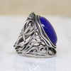 Enchanting Elven Lapis & Sterling Silver Ring