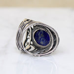 Enchanting Elven Lapis & Sterling Silver Ring