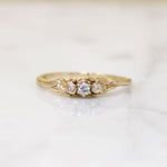 Enchanted Little Diamond & Gold Ring