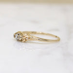 Enchanted Little Diamond & Gold Ring