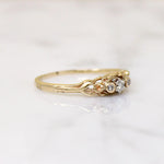 Enchanted Little Diamond & Gold Ring
