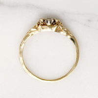 Enchanted Little Diamond & Gold Ring