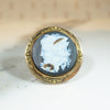 Beautiful Agate Cameo of a Faun Ring