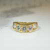 Luxurious 1.15tcw Diamond Contour Band in 18k Gold