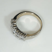 Retro Revival Chunky Diamond Band in White Gold