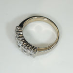 Retro Revival Chunky Diamond Band in White Gold