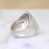 Mesmerizing Mexican Modernist Sterling Ring