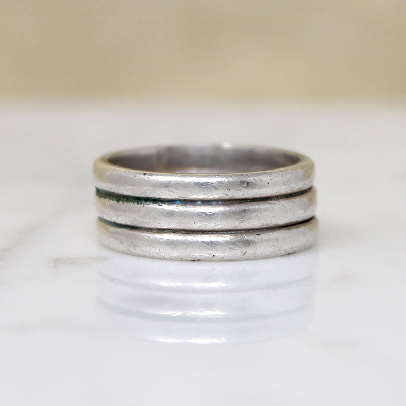 Mexican Sterling Silver Band Size 9