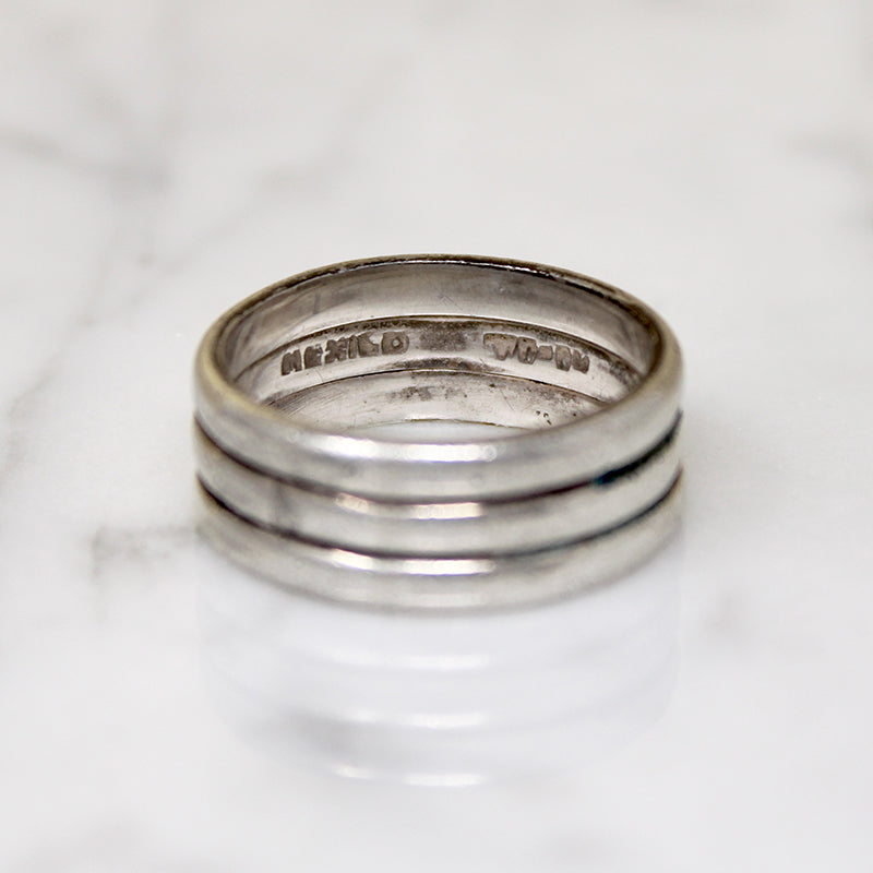 Mexican Sterling Silver Band Size 9