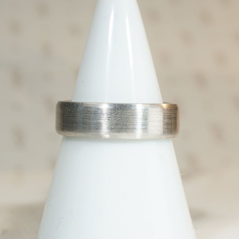 Size 8.75 Recycled Palladium Wedding Band