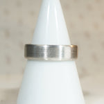 Size 8.75 Recycled Palladium Wedding Band