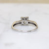 Refined Mid Century Old European Cut Diamond & Platinum Ring