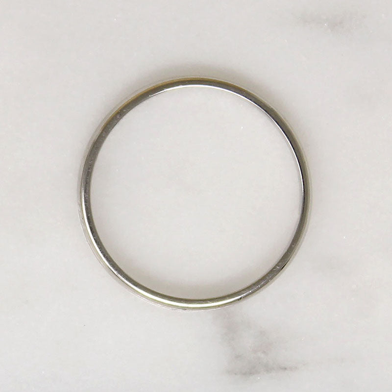 Timeless 1.7mm Half Round Platinum Wedding Band