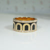 L'Arc Ceramic, Diamond & 18k Gold Band by DAVIDOR