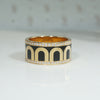 L'Arc Ceramic, Diamond & 18k Gold Band by DAVIDOR