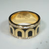 L'Arc Ceramic, Diamond & 18k Gold Band by DAVIDOR