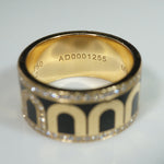 L'Arc Ceramic, Diamond & 18k Gold Band by DAVIDOR