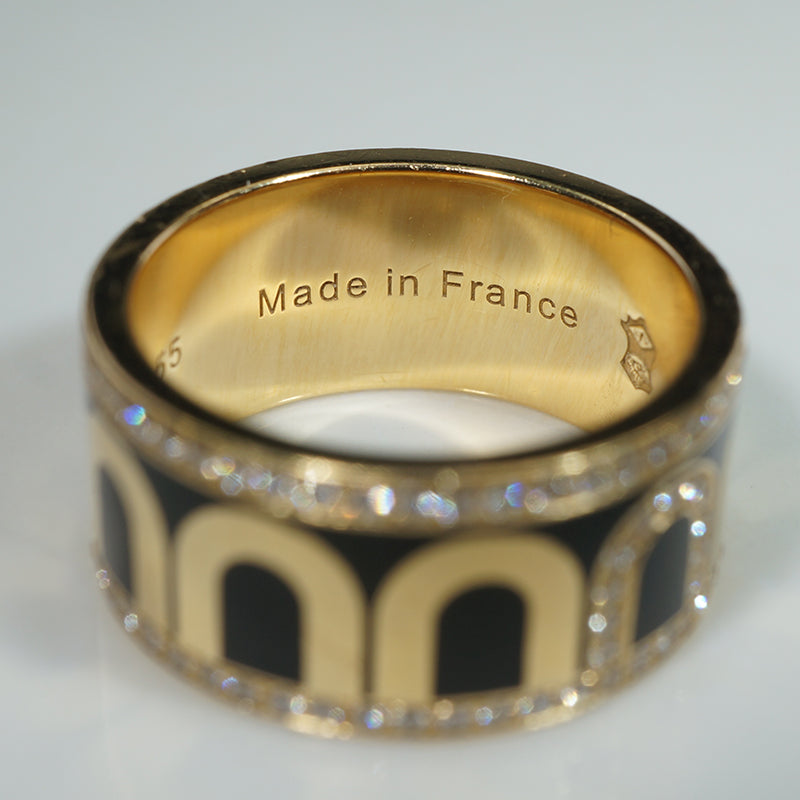 L'Arc Ceramic, Diamond & 18k Gold Band by DAVIDOR