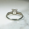 Sophisticated Retro Diamond Solitaire Engagement Ring