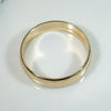 Subtly Hammered Size 12 14k Gold Band