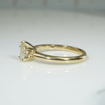 Fancy Light Yellow Pear-Cut Diamond Solitaire Ring