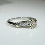 Uniquely Beautiful Classic Diamond Engagement Ring