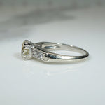 Uniquely Beautiful Classic Diamond Engagement Ring
