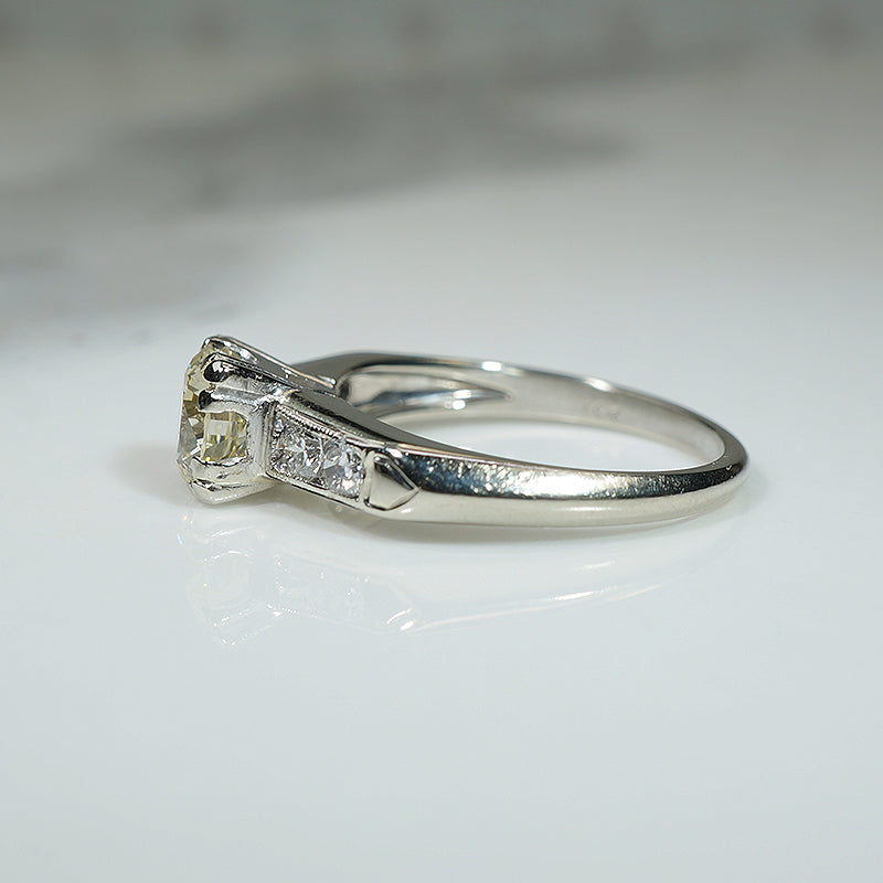 Uniquely Beautiful Classic Diamond Engagement Ring