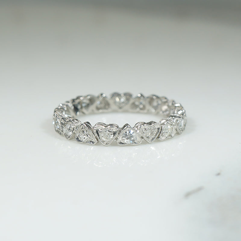 Endless Love Platinum & Diamond Eternity Band
