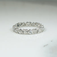 Endless Love Platinum & Diamond Eternity Band