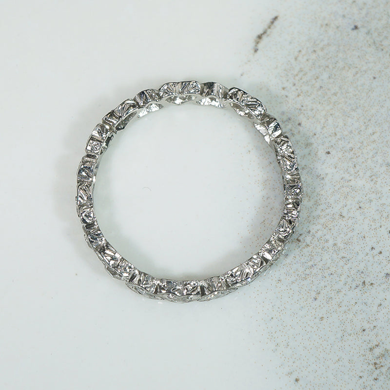 Endless Love Platinum & Diamond Eternity Band