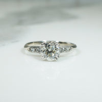 Wonderful 1.04ct Old European Cut Diamond Engagement Ring