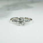 Wonderful 1.04ct Old European Cut Diamond Engagement Ring