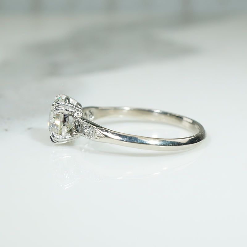 Wonderful 1.04ct Old European Cut Diamond Engagement Ring