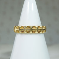 Sculpted 18k Gold Band by J. Bohan