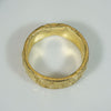 Buttery 18k Gold Band with Roman Motif