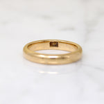 Buttery 18k Gold Band Engraved "July 17/07"