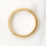 Buttery 18k Gold Band Engraved "July 17/07"