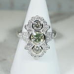 Astonishing Art Deco Style Diamond Dinner Ring